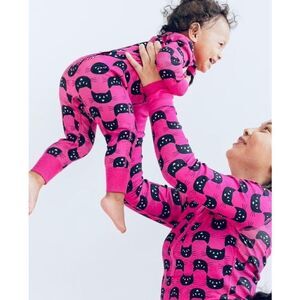 NEW Hanna Andersson Infant Baby 0-3 Months 2-piece Kitty Halloween Pajamas